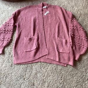 NWT Madewell popcorn sleeve cardigan